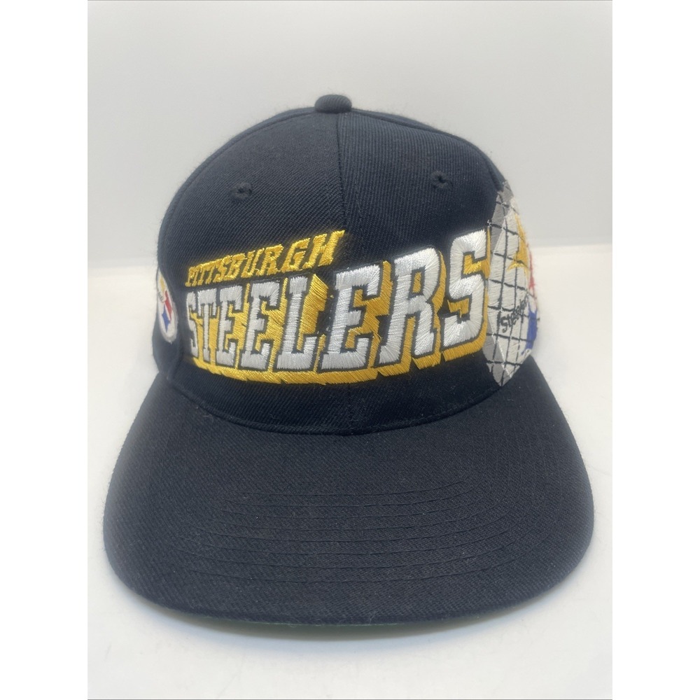 Vintage Pittsburgh Steelers Hat Sports Specialties‎ GRID Logo Snapback Pro Line